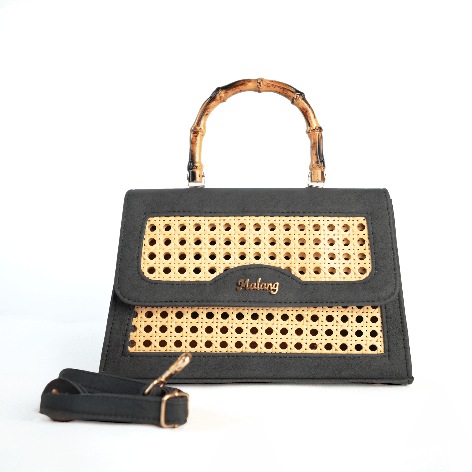 Black Chilman bag with its detachable shoulder strap