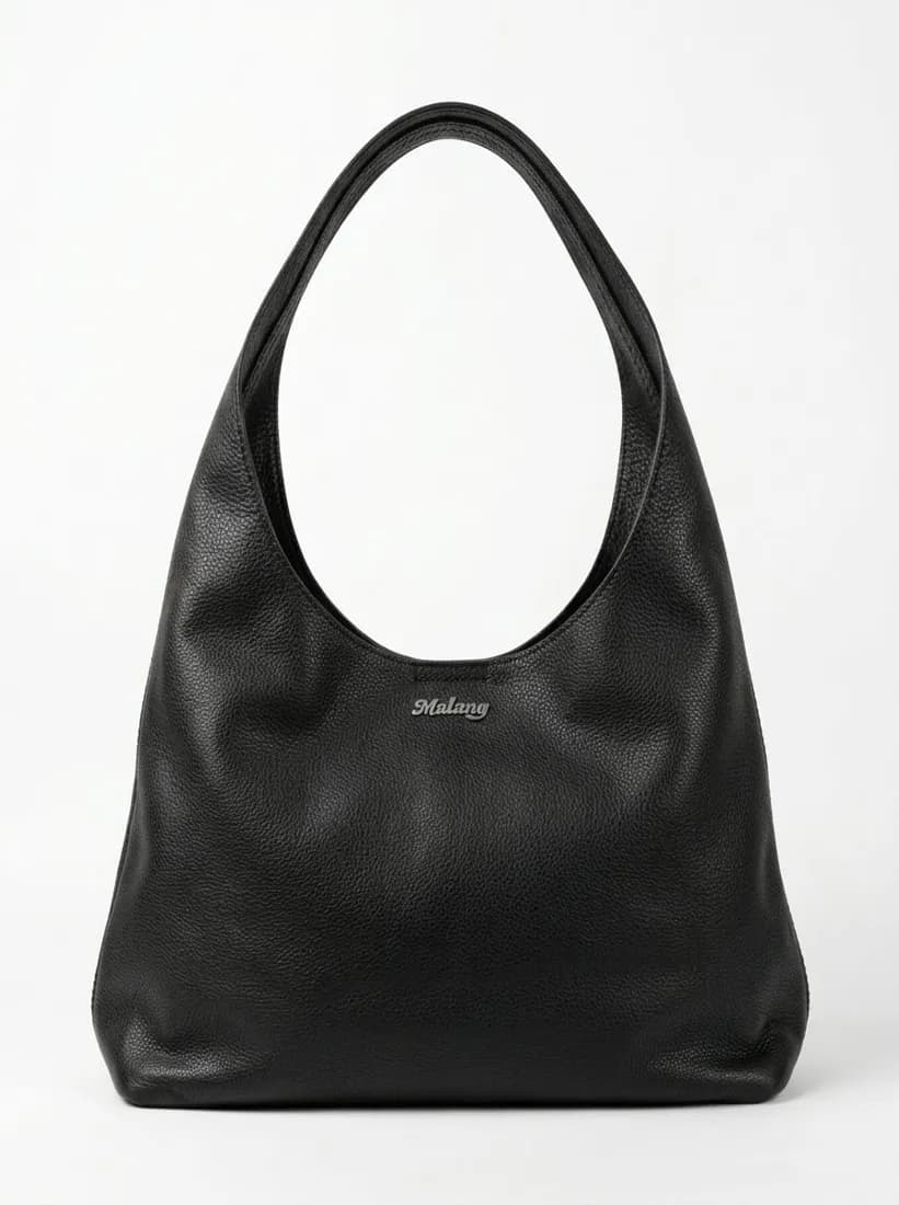 Malang Signature Tote in Black