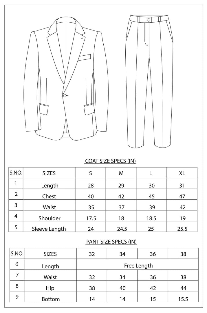 Malang West - Brown 1pc Suit (Checked Pattern)